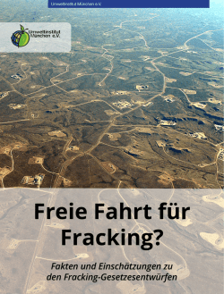 Download: Freie Fahrt f&uuml;r Fracking?