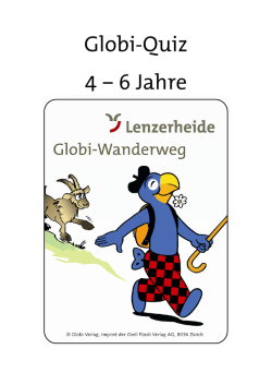 Globi-Quiz 4-6 Jahre
