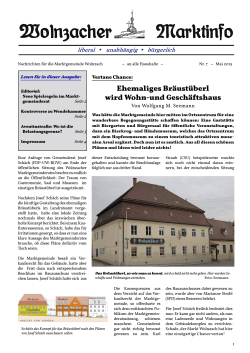 Ehemaliges Br&auml;ust&uuml;berl wird Wohn-und Gesch&auml;ftshaus
