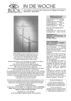Dieses Kreuz hat etwas Faszinierendes an sich, und das