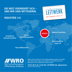 die welt ver&auml;ndert sich &ndash; und wir sind mittendrin