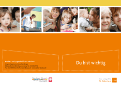 Du bist wichtig - Kinder- und Jugendhilfe St. Nikolaus