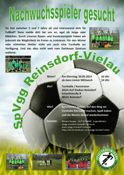 Du bist zwischen 5 und 7 Jahre alt und interessierst dich für Fußball
