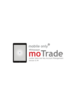 moTrade - Mobile only