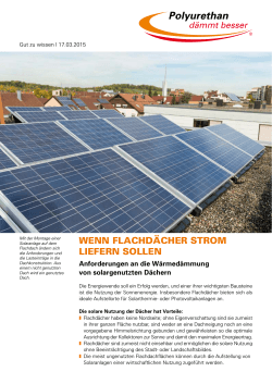 IVPU-Whitepaper Wenn Flachd&auml;cher Strom liefern sollen