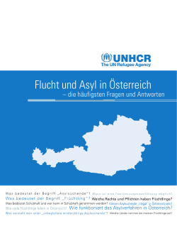 Flucht und Asyl in Österreich