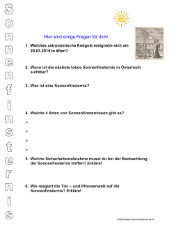 Sonnenfinsternis ZAG