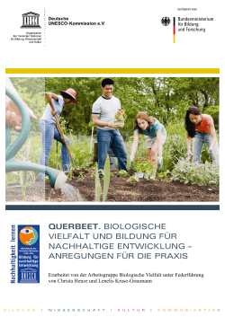 "Querbeet"  - Bildung für nachhaltige Entwicklung