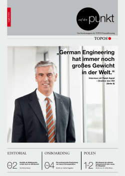 „German Engineering hat immer noch großes Gewicht in der Welt.“