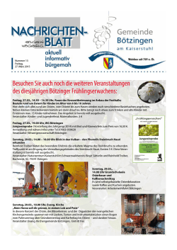 Besuchen Sie auch noch die weiteren Veranstaltungen des