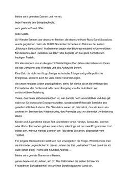 Gru&szlig;wort des Landrats Gerhard Bauer