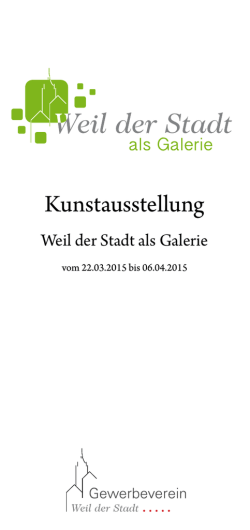downloaden - Gewerbeverein Weil der Stadt