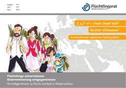 Hier als pdf - Fl&uuml;chtlingsrat Niedersachsen