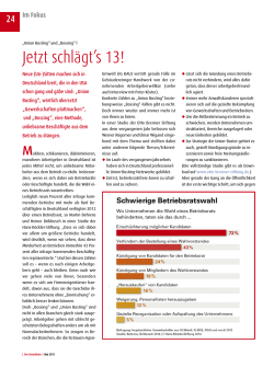 Jetzt schl&auml;gt`s 13!", Der Grundstein 05/2015