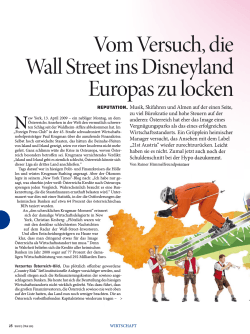 Vom Versuch, die Wall Street ins Disneyland Europas