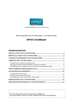 DIPAX ClickMaster