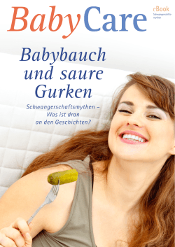 Babybauch und saure Gurken Schwangerschaftsmythen
