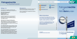 Fahrgastrechte der RMV