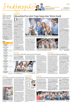 D&uuml;sseldorf ist drei Tage lang eine Wein-Stadt D8