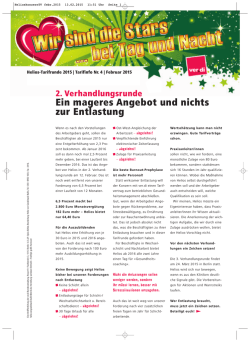 Ein mageres Angebot und nichts zur Entlastung