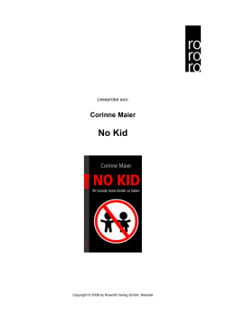No Kid - Rowohlt Theaterverlag
