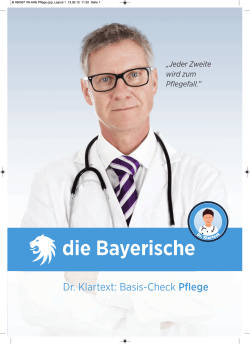 Dr. Klartext Basis-Check Pflege (PDF | 1,0 MB)