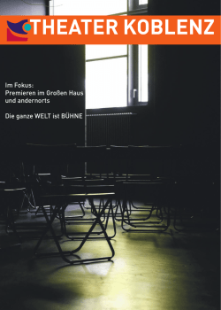 Im Fokus: Premieren im Gro&szlig;en Haus und