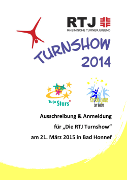 Die RTJ Turnshow - Rheinische Turnerjugend