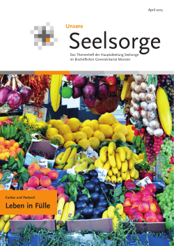 Unsere Seelsorge - Leben in F&uuml;lle