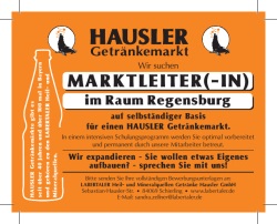 MARKTLEITER(-IN) - LABERTALER Heil