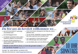 Du bist uns da herzlich willkommen wo… - FCG