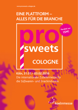 EINE PLATTFORM &ndash; ALLES F&Uuml;R DIE BRANCHE