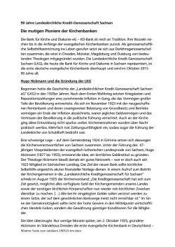 Texte zum Jubiläum - KD-Bank