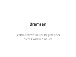 Feststellbremse