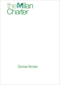 German Version - Carta di Milano