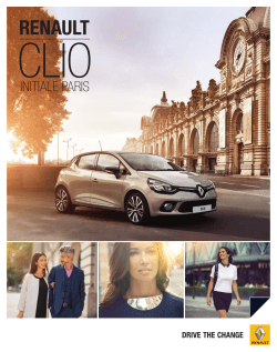Renault Clio Initiale Paris - renault