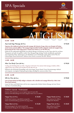 SPA Special April & May 2015