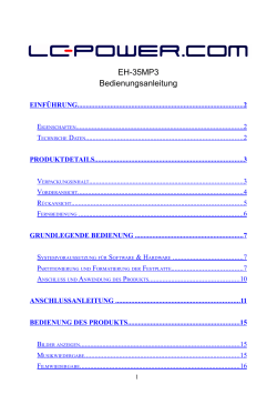 EH-35MP3 Bedienungsanleitung - LC