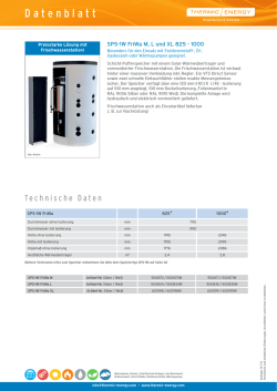 Datenblatt - Thermic Energy
