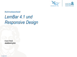LernBar 4.1 und Responsive Design
