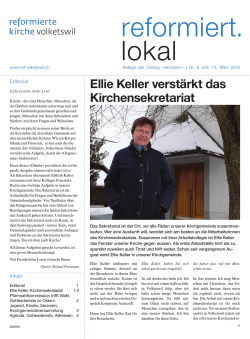 reformiert.lokal Volketswil Nr. 06 vom 13.03.2015