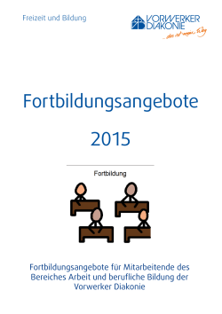 Fortbildungsangebote 2015