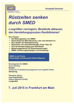 Flyer zum Seminar. Bitte klicken Sie hier!