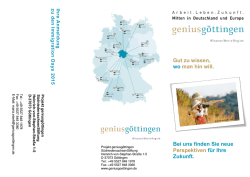 Gut zu wissen, wo man hin will. Bei uns finden Sie