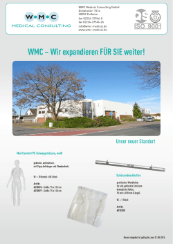 WMC – Wir expandieren FÜR SIE weiter!