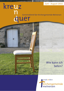 Ausgabe 3/2015 - Ev.-luth. Kirchengemeinde Meinersen