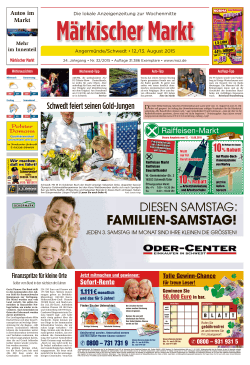 MärkischerMarkt - Märkische Oderzeitung