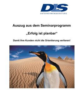 Seminarprogramm Reithmeir