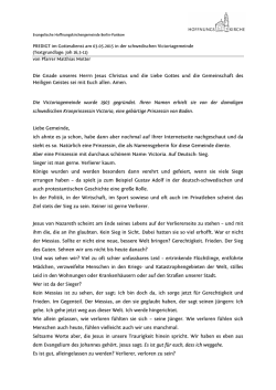 Gott ist Sieger - Hoffnungskirche zu Pankow