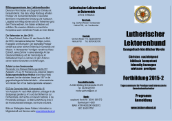 - Lutherischer Lektorenbund in Österreich